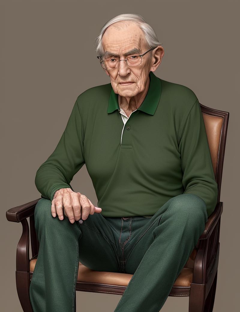 00805-1407392208-male Elderly Hourglass, East Asian, Dark green eyes, Elongated Ears,  U-Shaped Chin,   Flat Forehead,    , Dark Brown Textured c.png